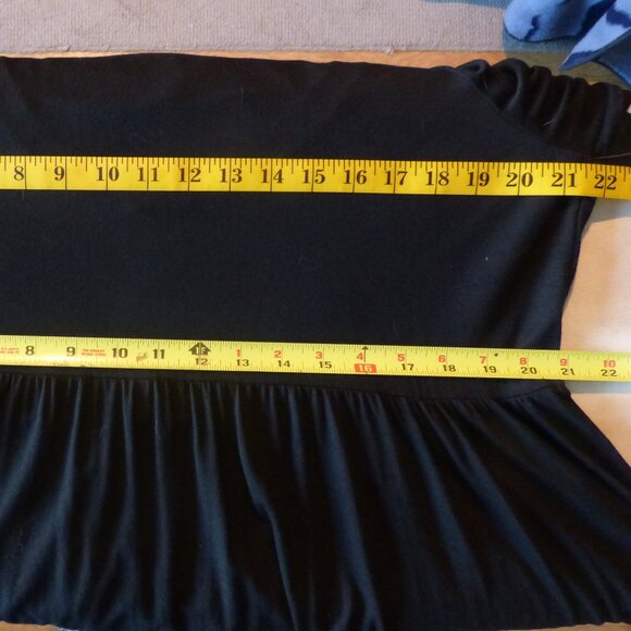 TORRID GOTH WICCA VAMP SUPER SOFT BLACK LACE BELL SLEEVE BABYDOLL TEE 2 2X 18 20 - Picture 9 of 15